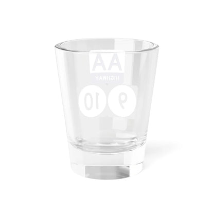 AA Highway KY 9 KY 10 stacked (Kentucky) (Road Sign) Shot Glass 1.5oz - Go Mug Yourself