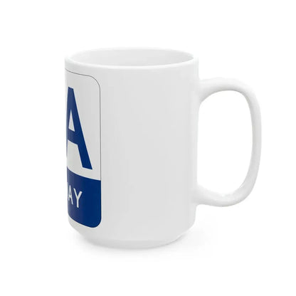 AA Highway Shield (Kentucky) (Road Sign) White Coffee Mug - Go Mug Yourself