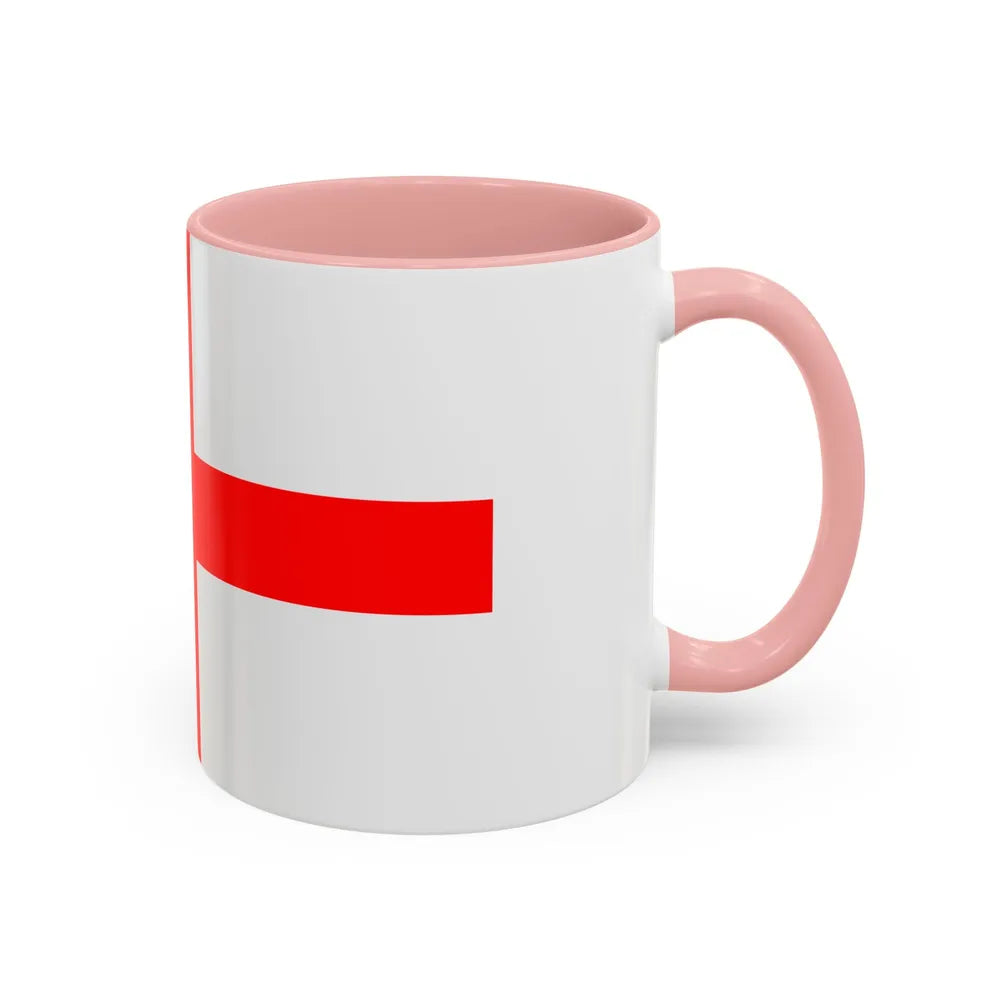 Flag of Alessandria Italy - Accent Coffee Mug-Go Mug Yourself