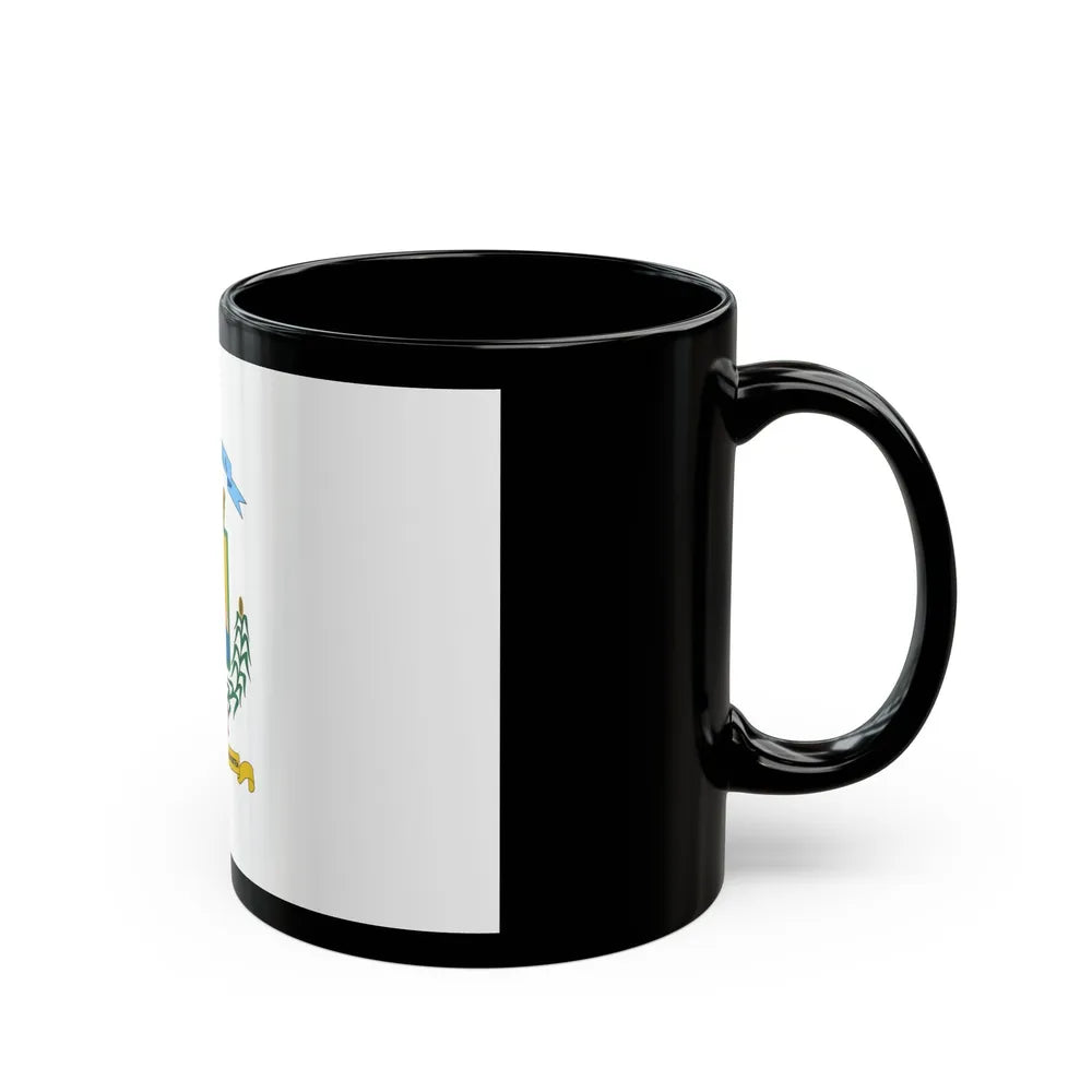 Flag of Alajuela Province Costa Rica - Black Coffee Mug-Go Mug Yourself