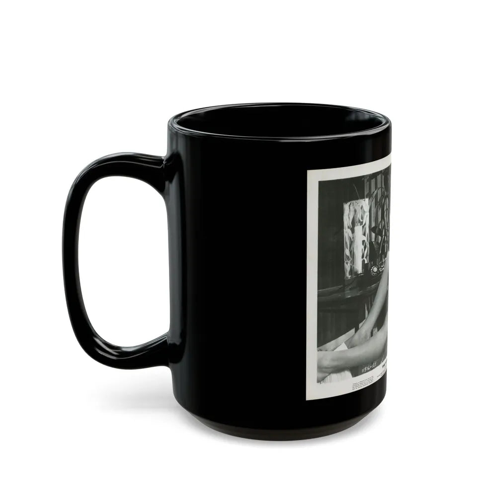 Carol Ohmart #14 (Vintage Female Icon) Black Coffee Mug-Go Mug Yourself