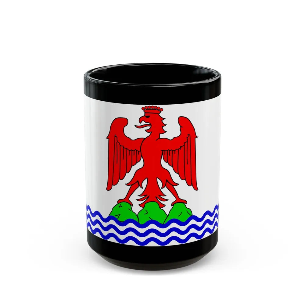 Flag of Alpes Maritimes France 2 - Black Coffee Mug-15oz-Go Mug Yourself