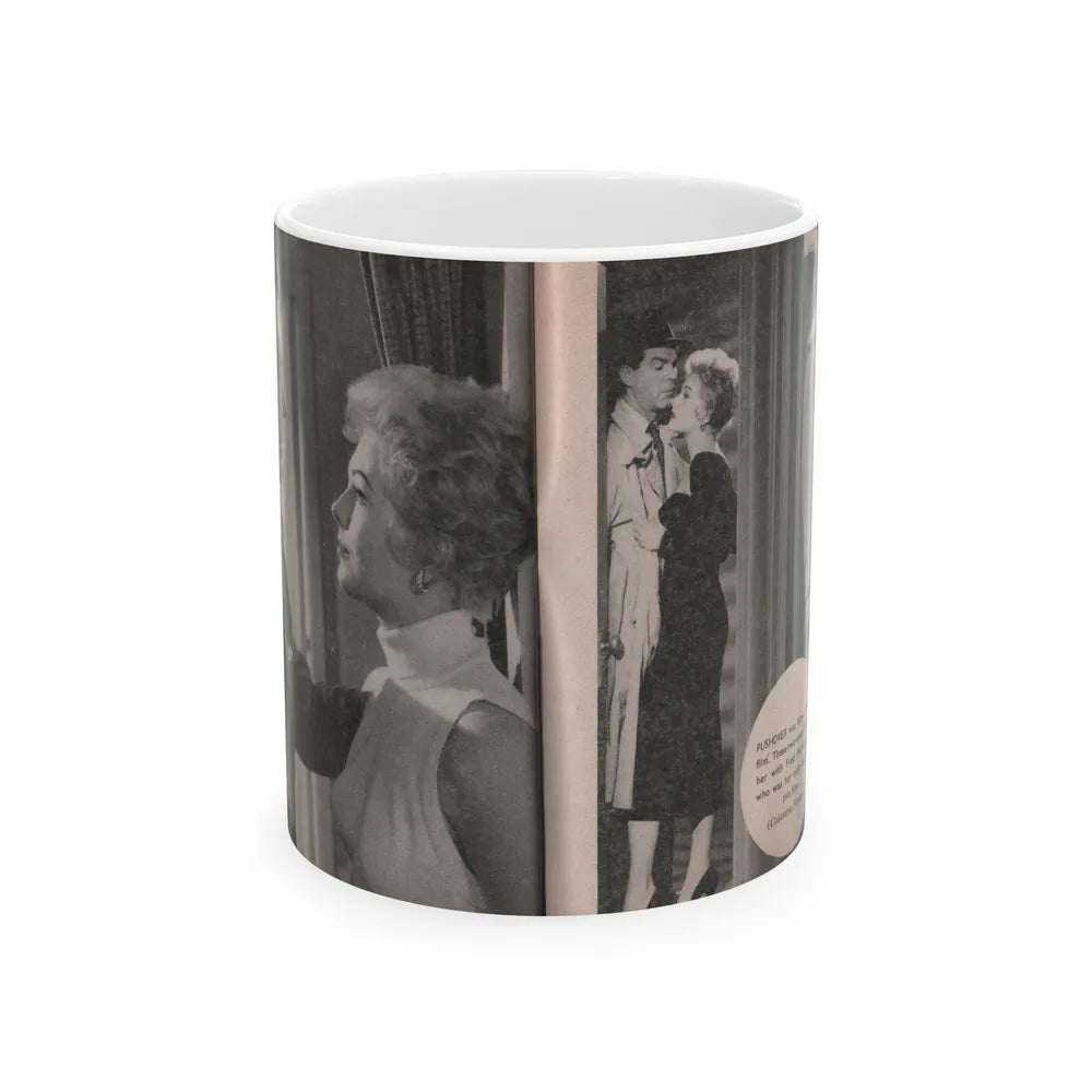 Kim Novak #167 - Scanned Mag. 66 Photos (Vintage Female Icon) White Coffee Mug-11oz-Go Mug Yourself