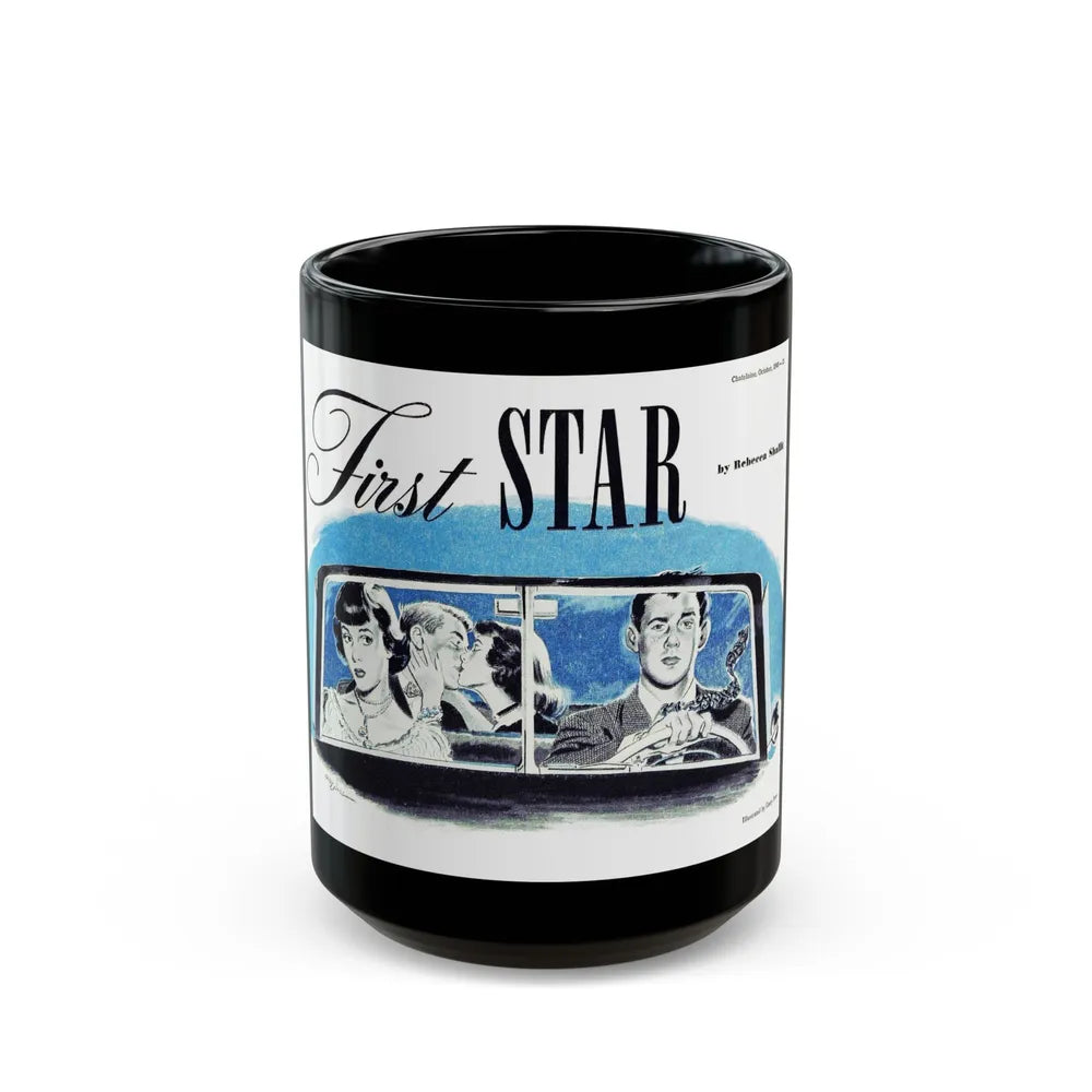 First Star, Chatelaine, October 1949 - Black Coffee Mug-15oz-Go Mug Yourself