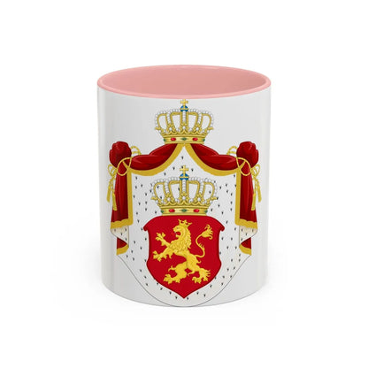 State Achievement of Bulgaria 1878 - Accent Coffee Mug-11oz-Pink-Go Mug Yourself