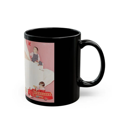 Dreaming of Baby - Black Coffee Mug-Go Mug Yourself