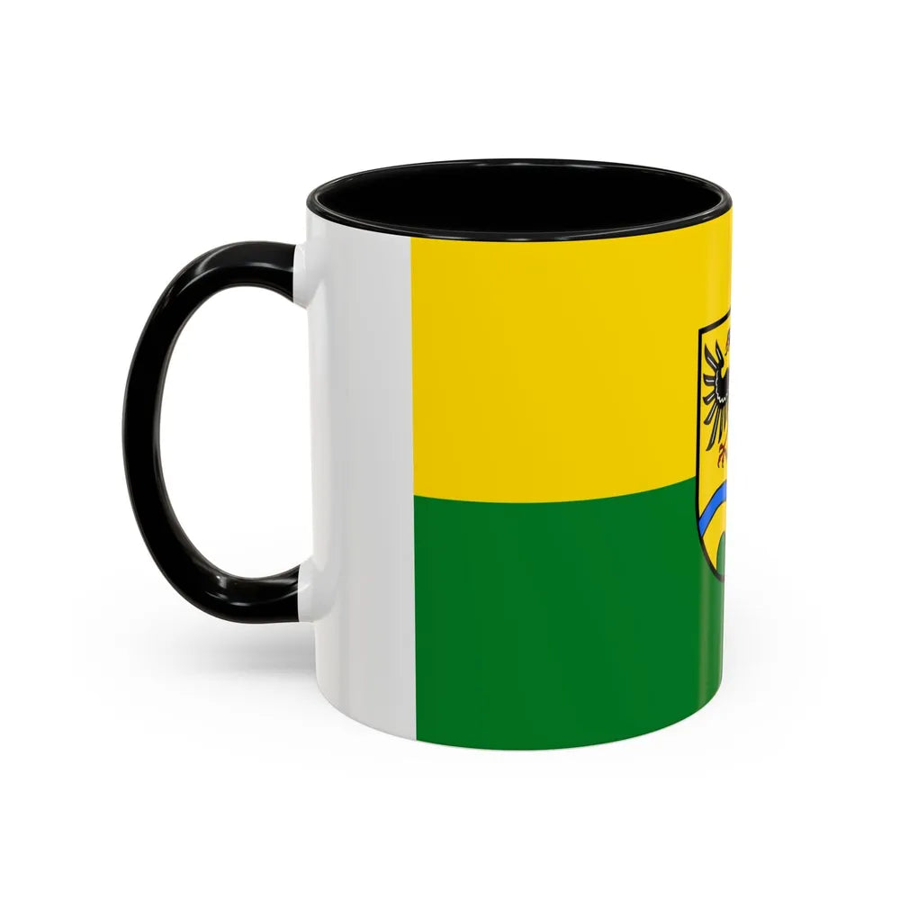 Flag of Deggendorf Germany - Accent Coffee Mug-Go Mug Yourself