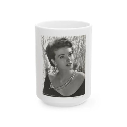 Paula Raymond #30 (Vintage Female Icon) White Coffee Mug-15oz-Go Mug Yourself