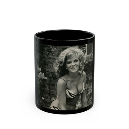 Julie Ege #104 (Vintage Female Icon) Black Coffee Mug-11oz-Go Mug Yourself