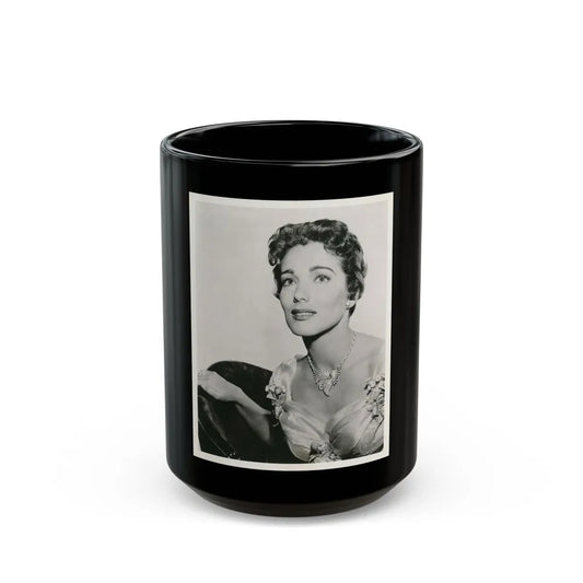 Julia Adams #206 (Vintage Female Icon) Black Coffee Mug-15oz-Go Mug Yourself