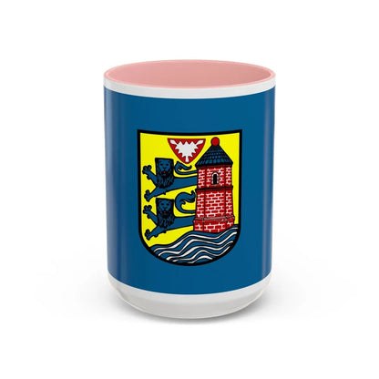 Flag of Flensburg Germany - Accent Coffee Mug-15oz-Pink-Go Mug Yourself