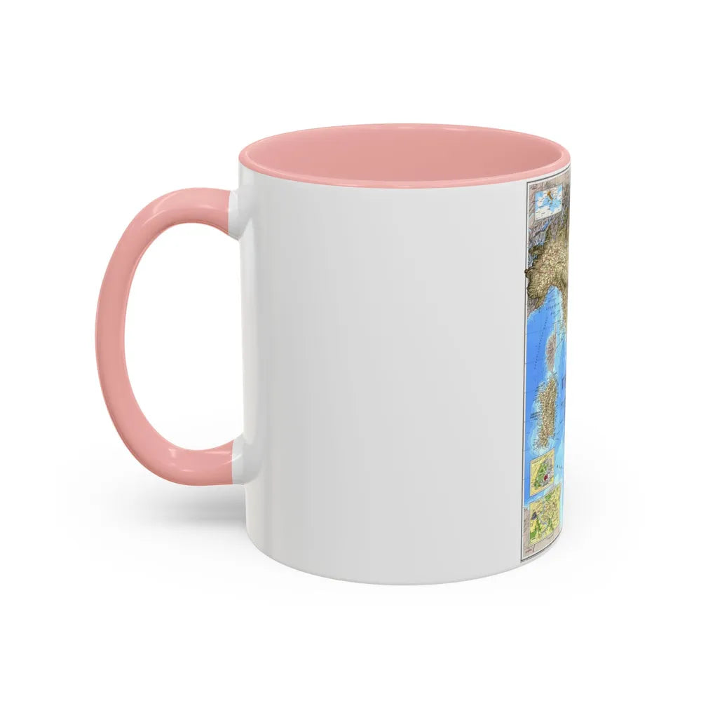 Italy (1995) (Map) Accent Coffee Mug-Go Mug Yourself