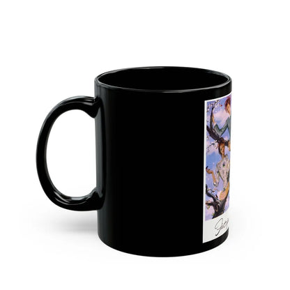 First Signs of Spring, 1948 - Black Coffee Mug-Go Mug Yourself