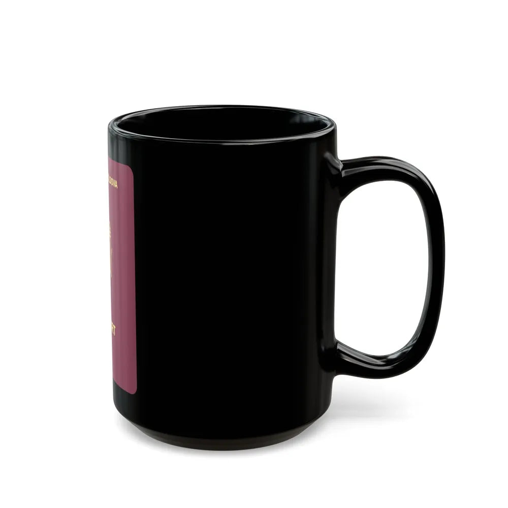 Moldova Passport - Black Coffee Mug-Go Mug Yourself