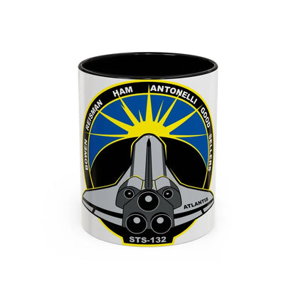 STS 132 (NASA) Accent Coffee Mug-11oz-Black-Go Mug Yourself