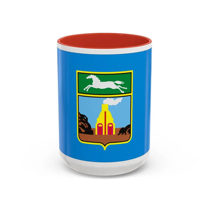 Flag of Barnaul Russia - Accent Coffee Mug-15oz-Red-Go Mug Yourself