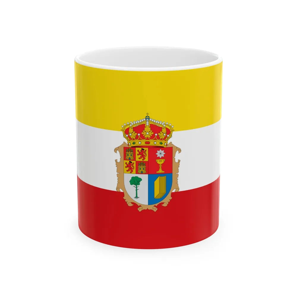 Flag of Cuenca Spain - White Coffee Mug-11oz-Go Mug Yourself