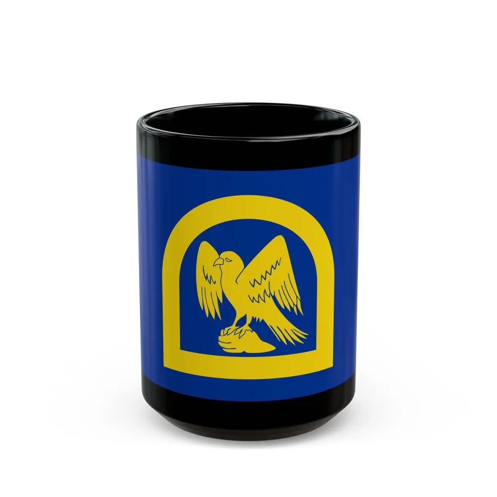 Flag of Wing UK - Black Coffee Mug-15oz-Go Mug Yourself