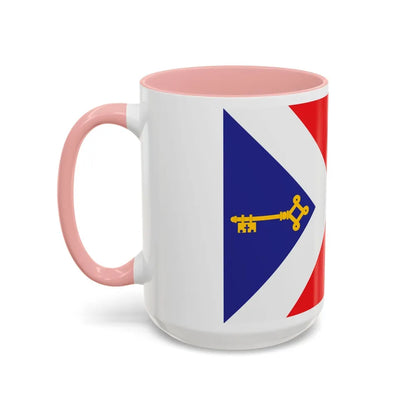 Flag of Gori Georgia - Accent Coffee Mug-Go Mug Yourself