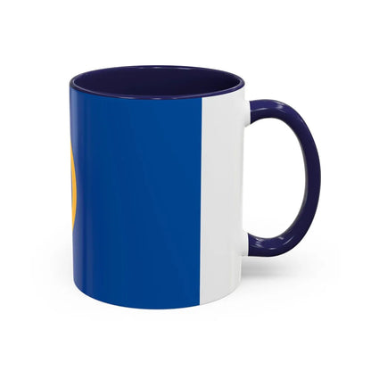 Flag of Calne UK - Accent Coffee Mug-Go Mug Yourself