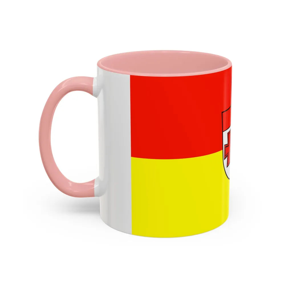 Flag of Augsburg Germany - Accent Coffee Mug-Go Mug Yourself