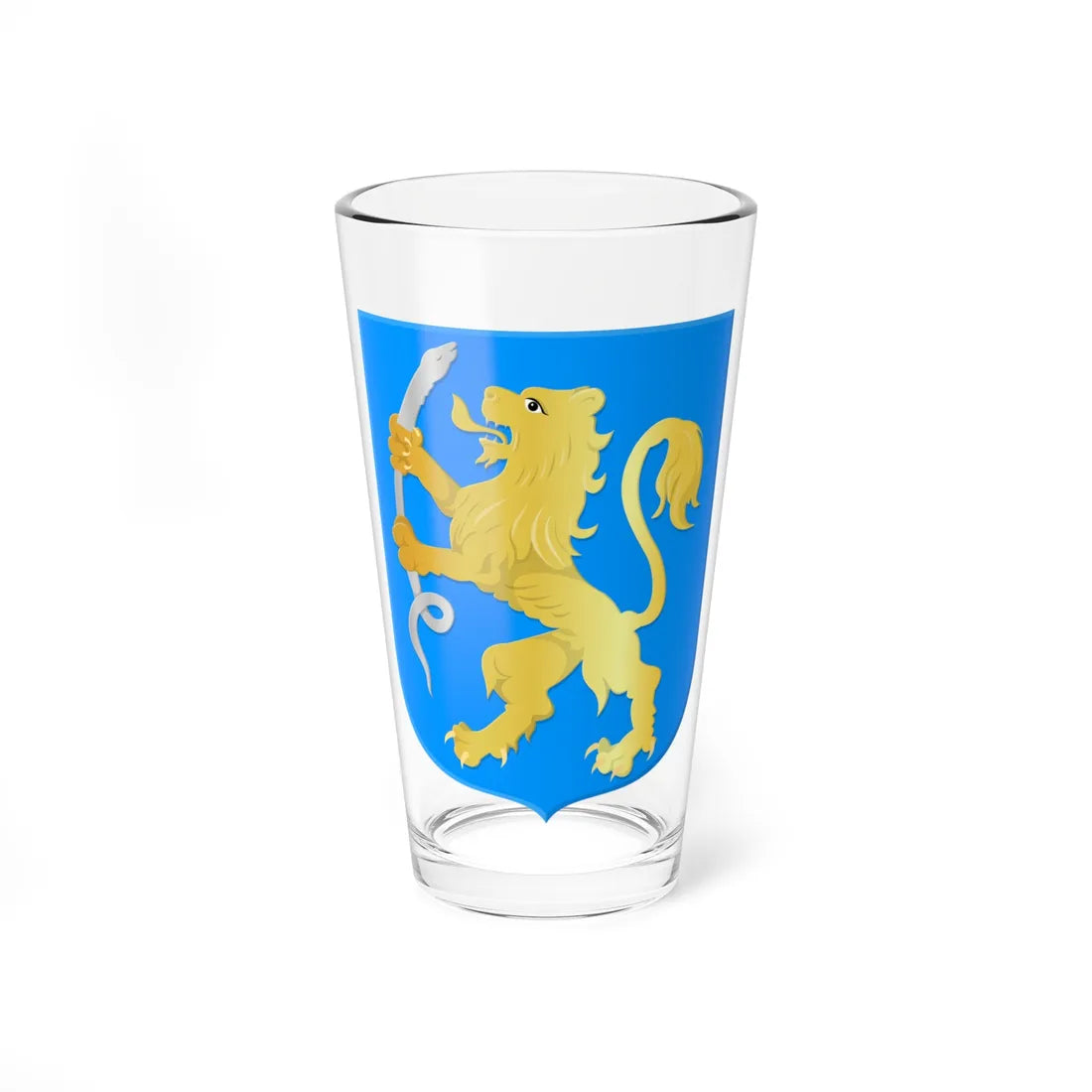 Aalsmeer alternatief wapen (Netherlands) (Coat of Arms) Pint Glass 16oz 16oz - Go Mug Yourself