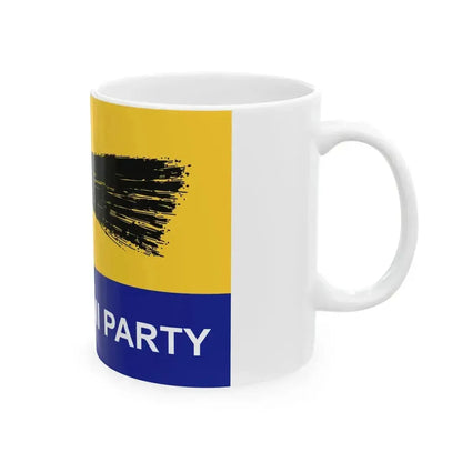 AAP English Flag (India) White Coffee Mug - Go Mug Yourself