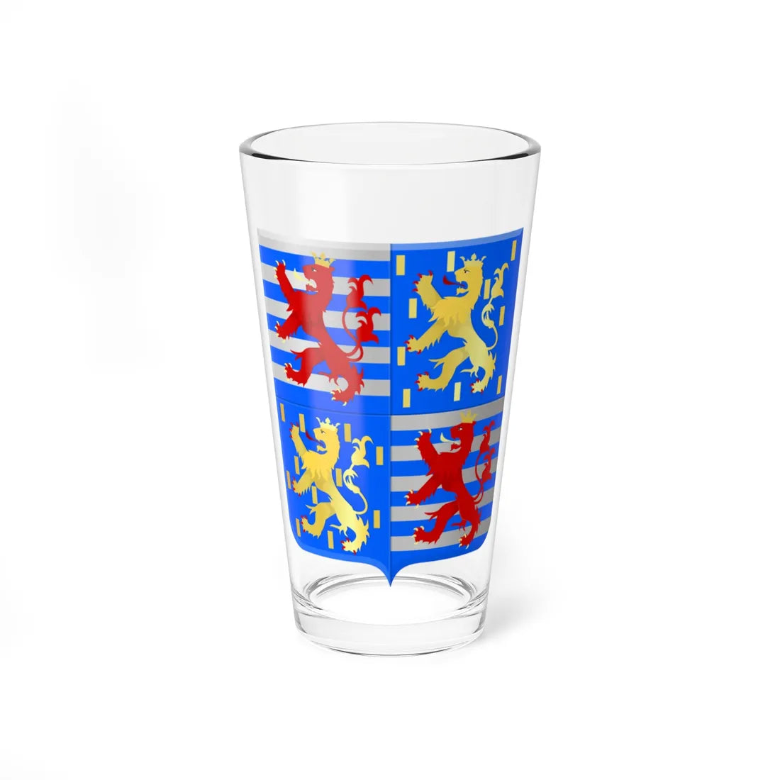 Aarms of the grand-duke of Luxembourg since 2000 (Luxembourg) (Coat of Arms) Pint Glass 16oz 16oz - Go Mug Yourself