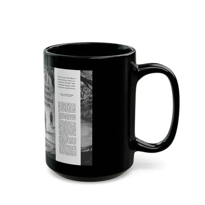 Aaron Stern's Impossible Escape, Male magazine, February 1957 - Black Coffee Mug - Go Mug Yourself