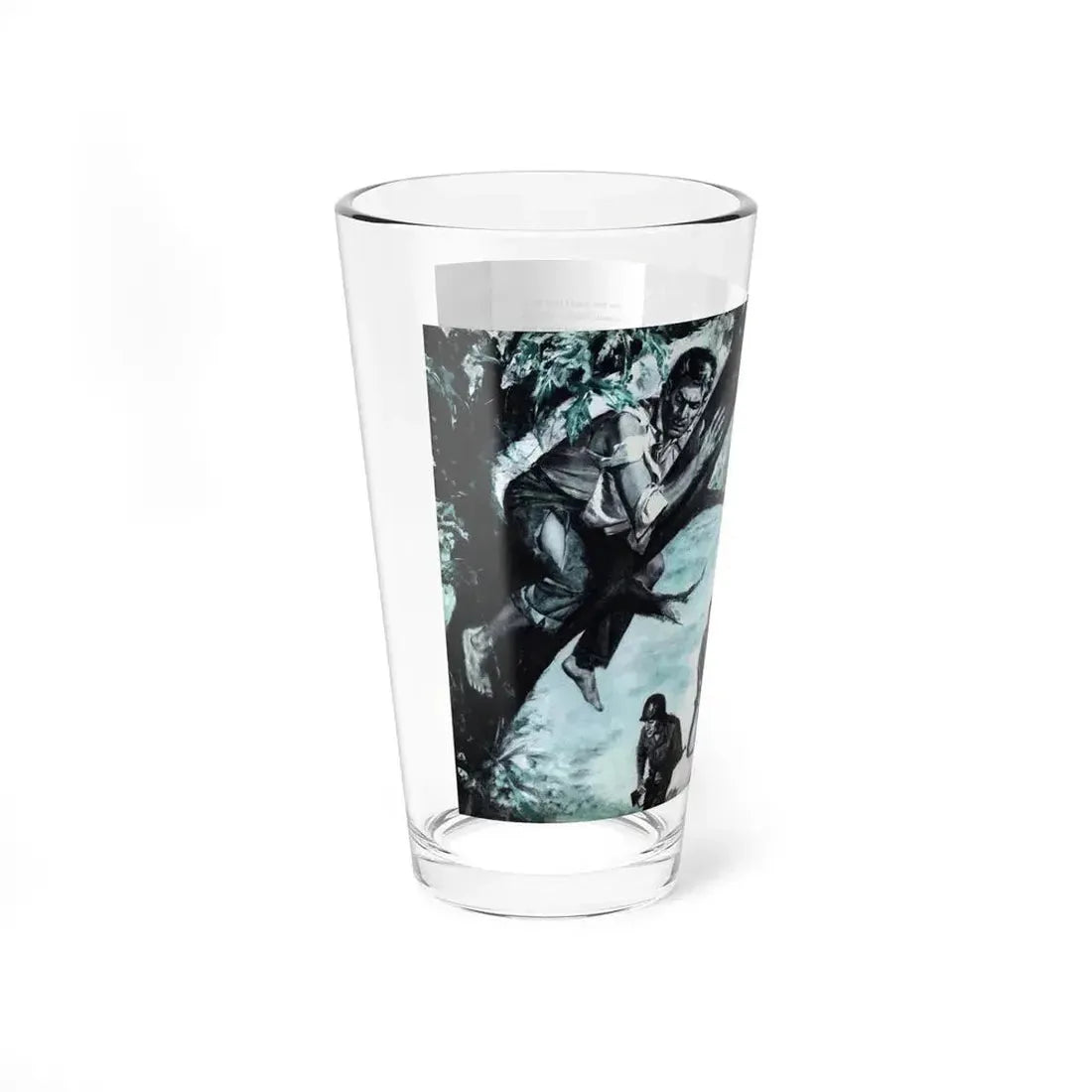 Aaron Stern's Impossible Escape, Male magazine, February 1957 (Magazine Illustration) Pint Glass 16oz - Go Mug Yourself