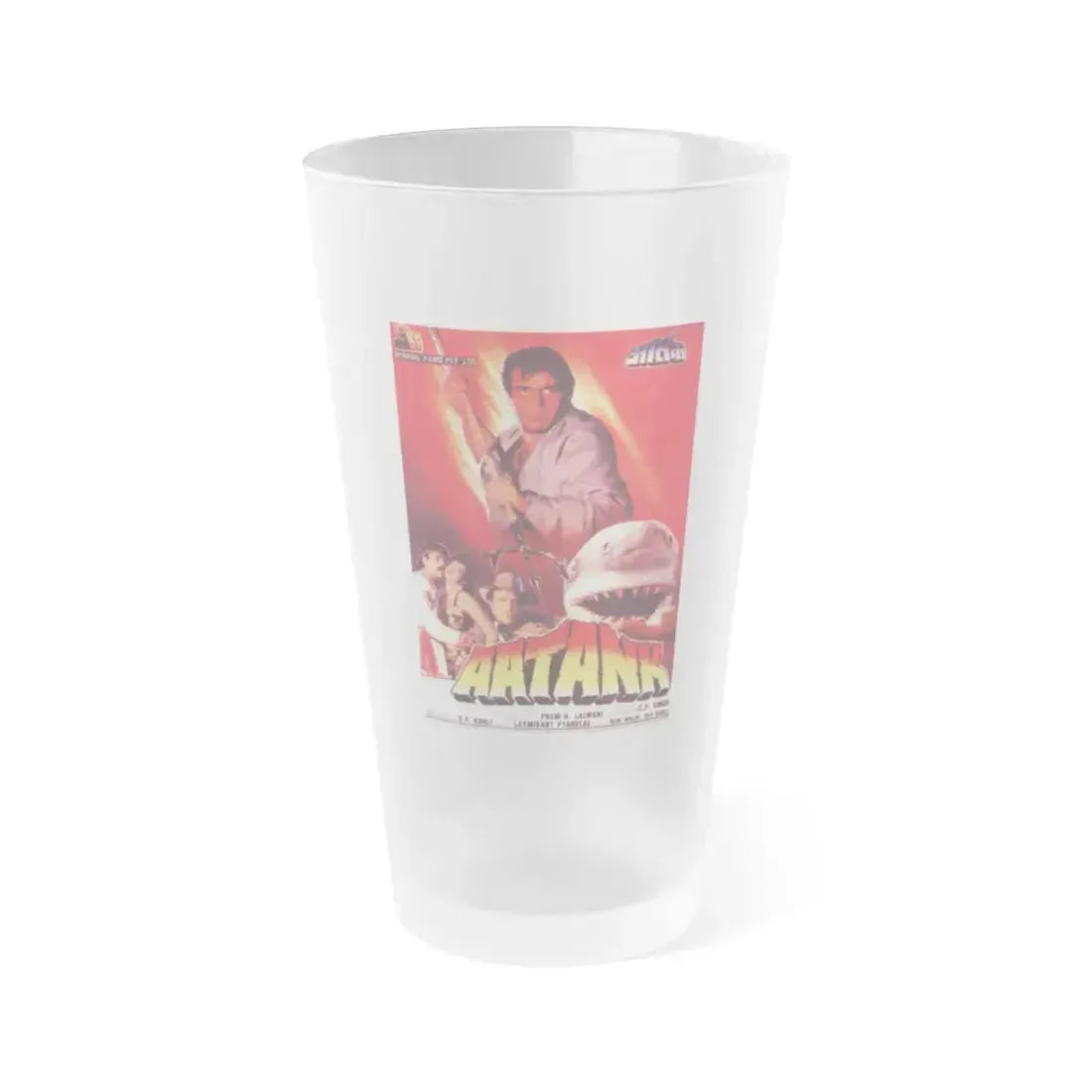 AATANK 1996 Movie Poster - Frosted Pint Glass 16oz 16oz Frosted - Go Mug Yourself