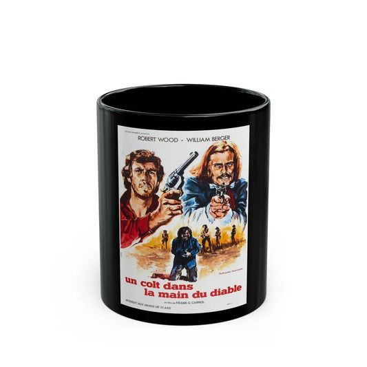 COLT IN THE HAND OF THE DEVIL 1973 Movie Poster - Black Coffee Mug-11oz-Go Mug Yourself