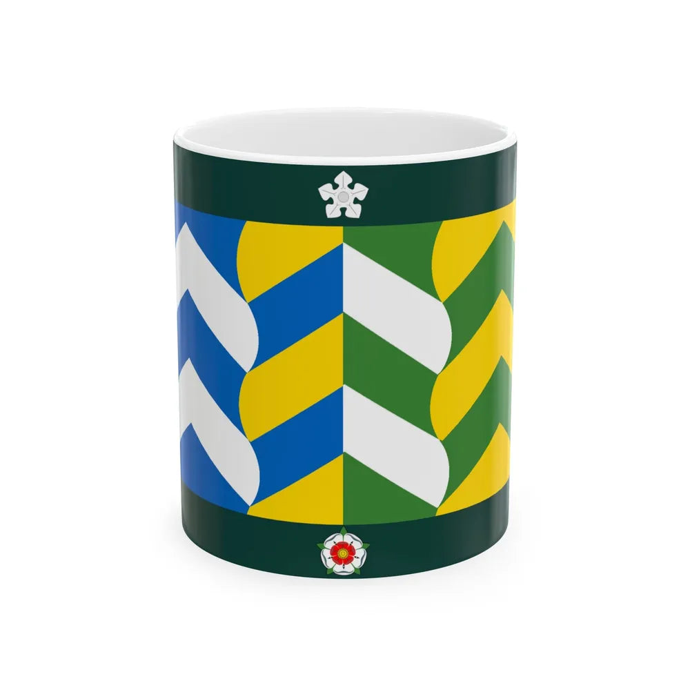 Flag of Cumbria UK - White Coffee Mug-11oz-Go Mug Yourself