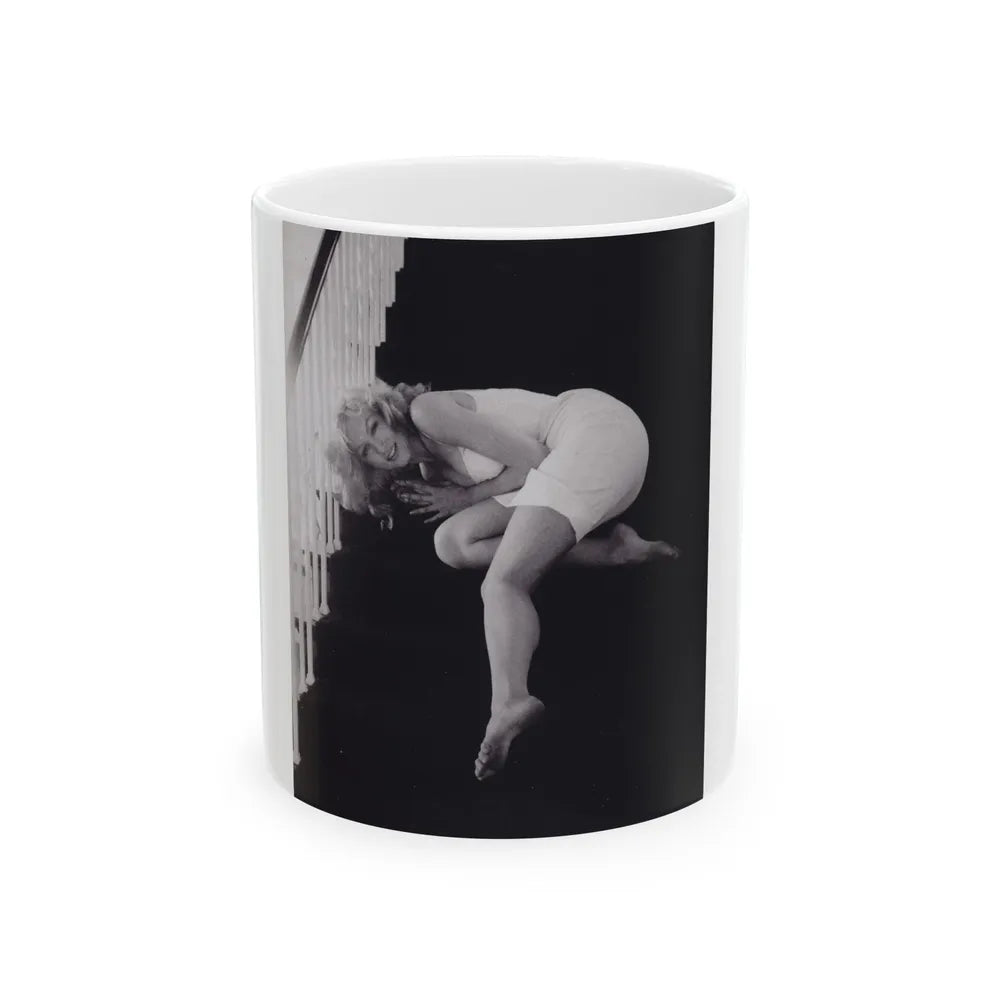 Julie Newmar #267 (Vintage Female Icon) White Coffee Mug-11oz-Go Mug Yourself