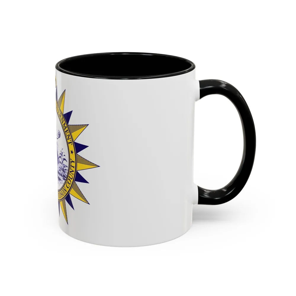 Seal of Nashville Tennessee - Accent Coffee Mug-Go Mug Yourself