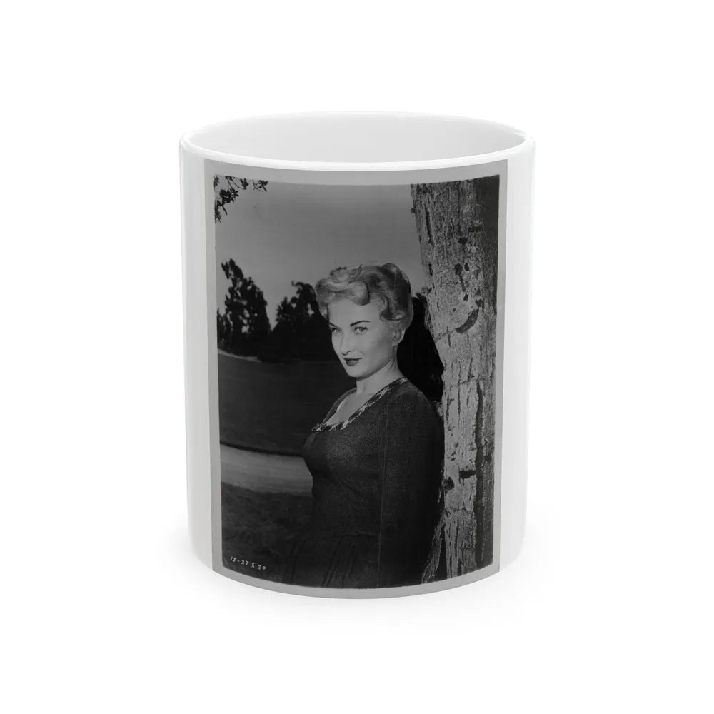 Carol Ohmart #05 (Vintage Female Icon) White Coffee Mug-11oz-Go Mug Yourself