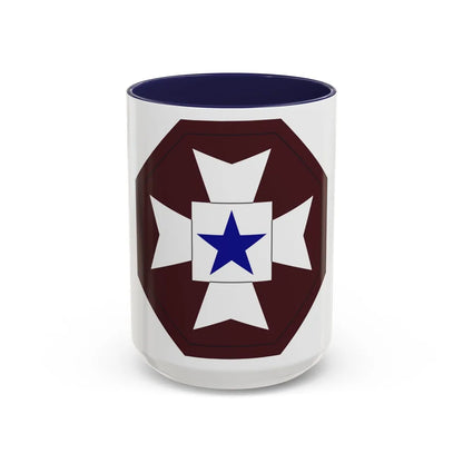 Medical Command Europe (U.S. Army) Accent Coffee Mug-15oz-Navy-Go Mug Yourself