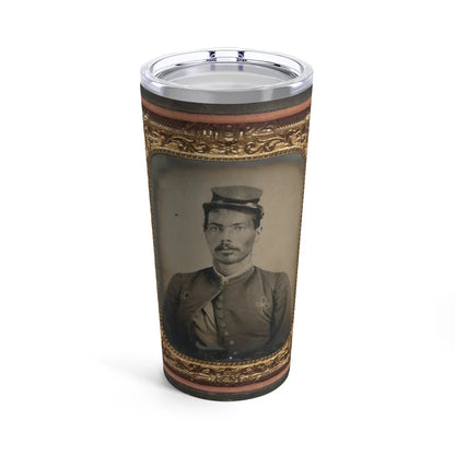 Unidentified African American Soldier In Union Zouave Uniform (U.S. Civil War) Tumbler 20oz-20oz-Go Mug Yourself