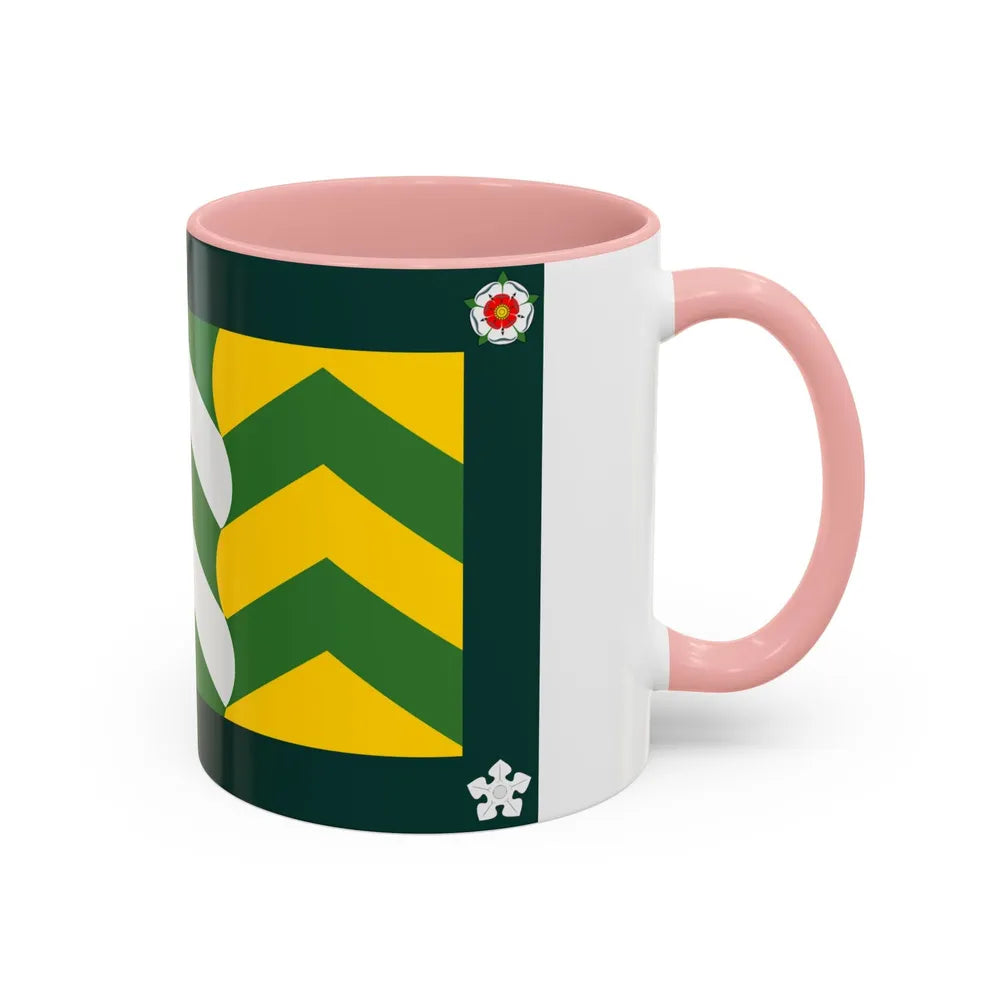 Flag of Cumbria UK - Accent Coffee Mug-Go Mug Yourself