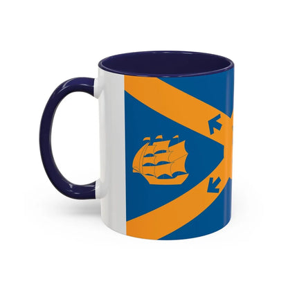 Flag of Halifax Canada - Accent Coffee Mug-Go Mug Yourself