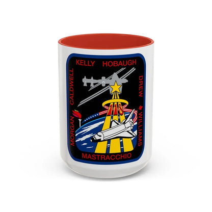 STS 118 (NASA) Accent Coffee Mug-15oz-Red-Go Mug Yourself