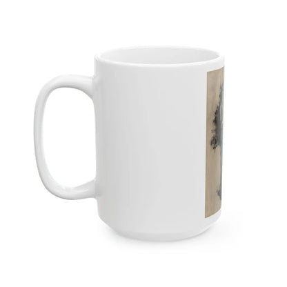 Couple Embracing - White Coffee Mug-Go Mug Yourself