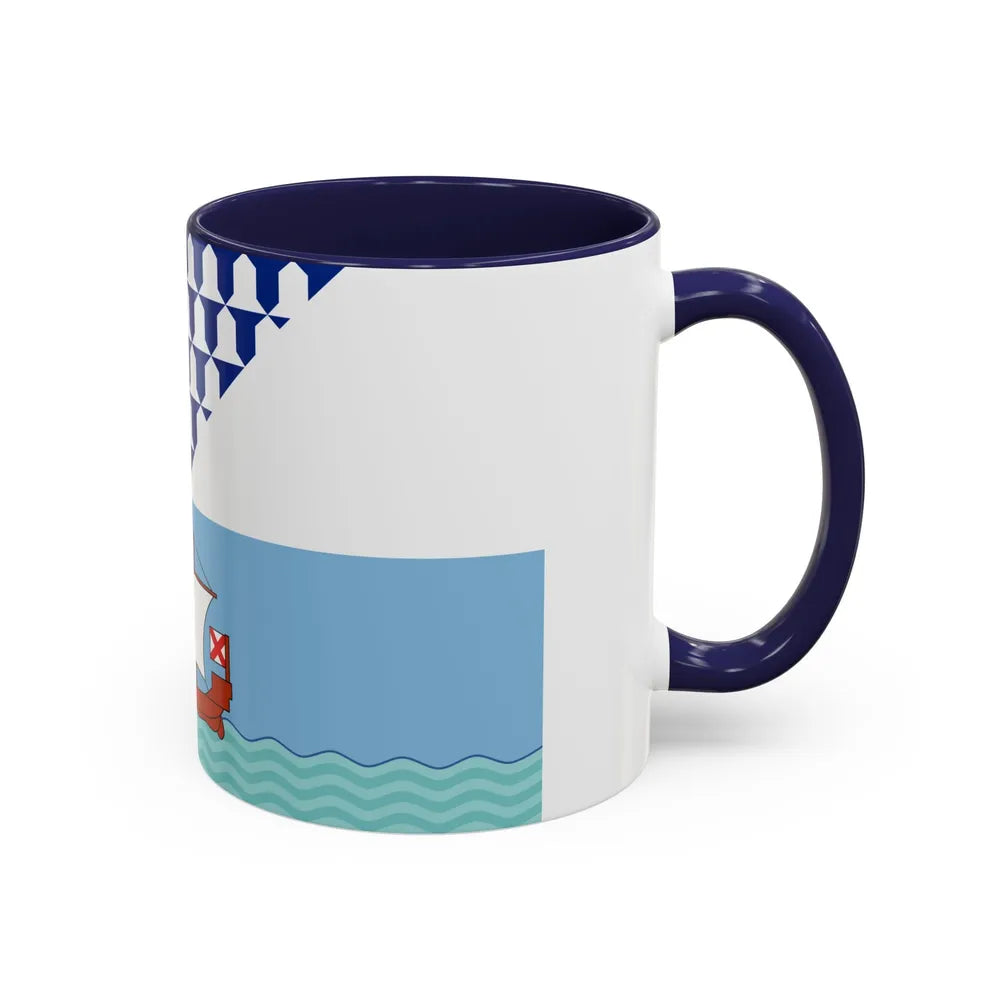 Flag of Belfast Ireland - Accent Coffee Mug-Go Mug Yourself