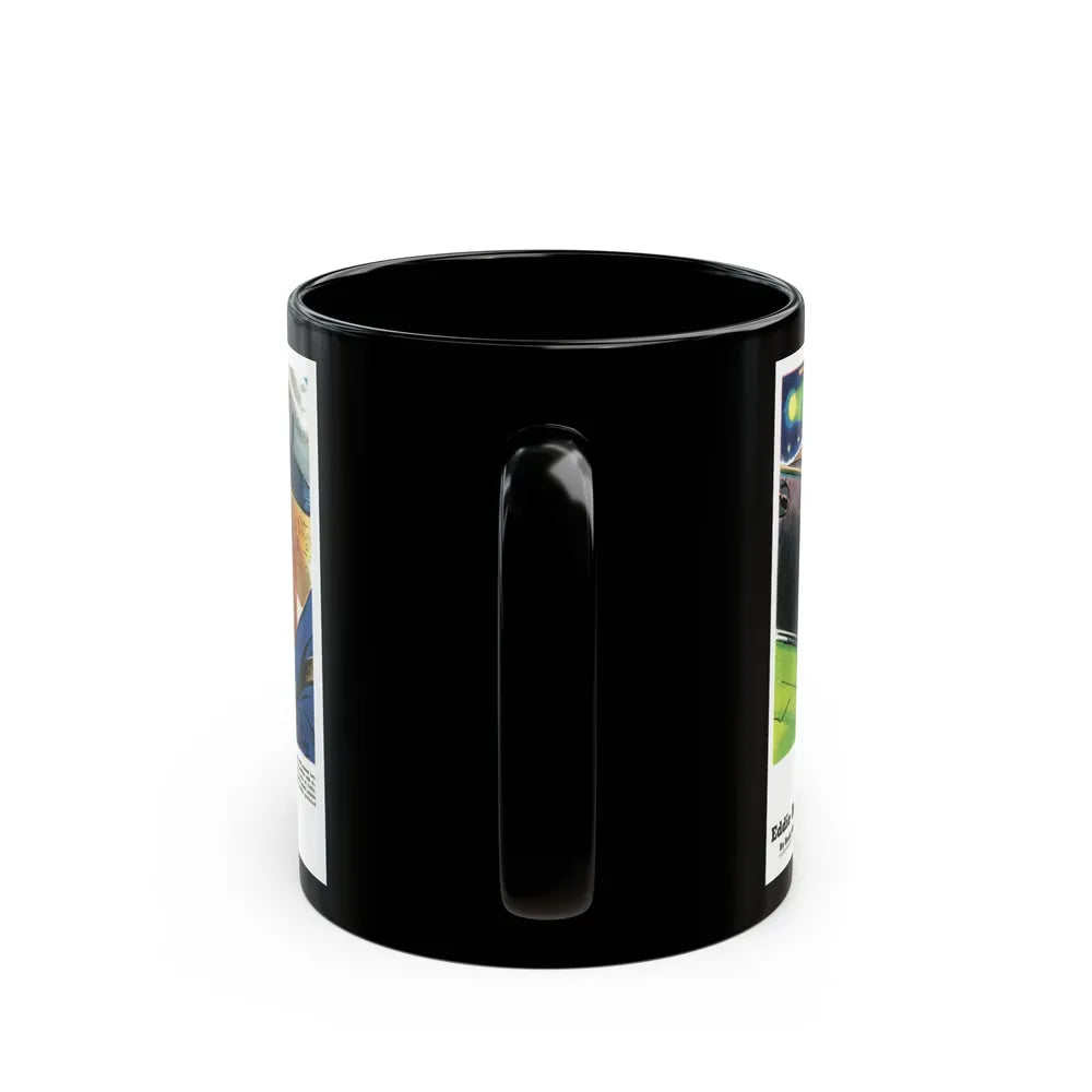 Eddie Buys A Car, 1939 - Black Coffee Mug-Go Mug Yourself