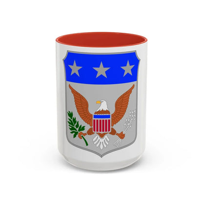 War College (U.S. Army) Accent Coffee Mug-15oz-Red-Go Mug Yourself