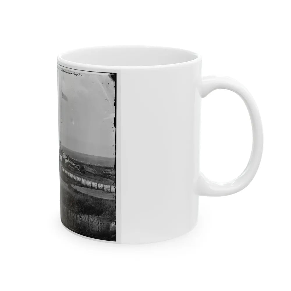 District Of Columbia. Interior View Of Fort Lincoln (U.S. Civil War) White Coffee Mug-Go Mug Yourself