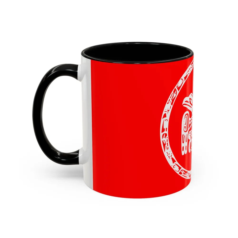 Haida Flag - Accent Coffee Mug-Go Mug Yourself