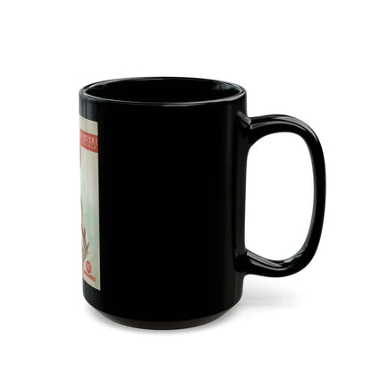 Terry Moore #337 - Mag. Cover (Vintage Female Icon) Black Coffee Mug-Go Mug Yourself