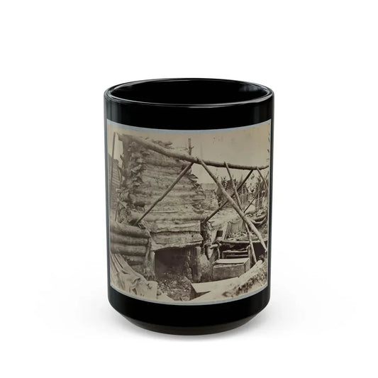 Abandoned Camp Of 9th Army Corps Near Falmouth, Va., February, 1863 001 (U.S. Civil War) Black Coffee Mug 15oz - Go Mug Yourself