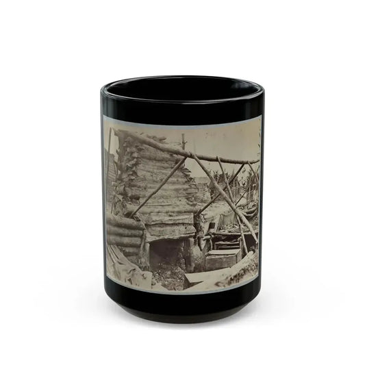 Abandoned Camp Of 9th Army Corps Near Falmouth, Va., February, 1863 001 (U.S. Civil War) Black Coffee Mug 15oz - Go Mug Yourself